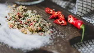Gew&uuml;rzsalz mit Chili, Vanille, Limetten & Koriander | Miomente
