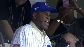 WSH@CHC: Altman sings 'Take Me Out to the Ballgame'
