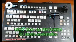 Control Panel Vkey 200+ for RECKEEN 3D Studio.
