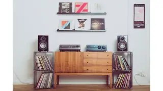 Build an Industrial Vinyl Record Storage - DIY - ASMR