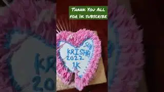 1k 🤗 Thank you all for support me😘 || #support #1k #subscribers #thanks #guys #youtube