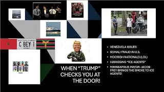 WHEN YOU GET CHECKED AT THE DOOR BY TRUMP 2026!