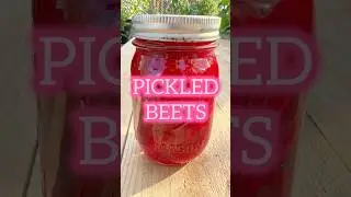Canning pickled beets from the garden. #garden #gardening #canning #beets