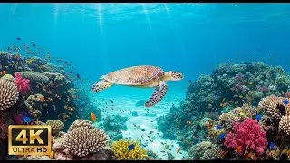 🐟 4K Aquarium Screensaver – Colorful Tropical Fish & Peaceful Ocean Ambience