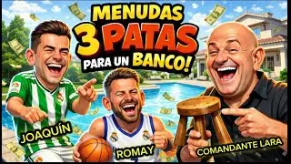 COMANDANTE LARA|JOAQUÍN|ROMAY|MENUDAS 3 PATAS PARA UN BANCO #humor #comedia #chistes #funny #standup