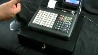 Sam4s ER 925 & Voyager Barcode Scanner Demonstration