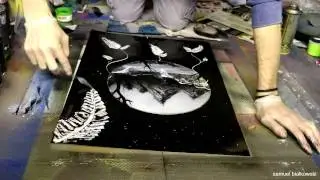 Dream Catcher Spray Painting | Samuel Bialkowski