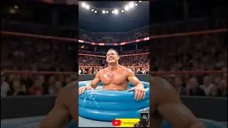 John Cena Brings a Kiddie Pool to the Ring &mdash; Splash Time! 😂🤭 #JohnCena #WrestlingComedy #RingSplash