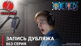 One Piece | запись дубляжа 863-й серии