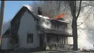 Fire scorches house in Mahoning Township, Pa.