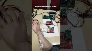 Robotic Prosthetic Hand using EMG #robotics
