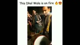 Dhol Wala Is On Fire 🔥 #memes #trending #shorts