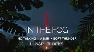 Red Tower in Fog — Minecraft ASMR (30 Minutes, Rain, Night Ambience)