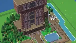 Parkitect (Sandbox) - Episode 4: Medieval Drop Towers