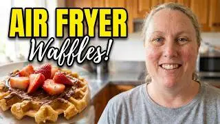 Cooking a Waffle in the Air Fryer for the First Time 🧇 | Trial & Taste Test
