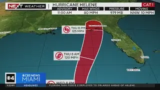 Tracking Hurricane Helene 9/25/2024 11AM