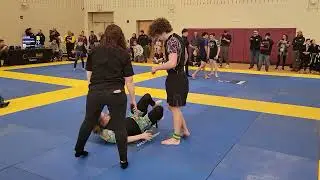 Wrong Side Triangle (Hanti Sankaku) Choke Finish In BJJ No Gi Match