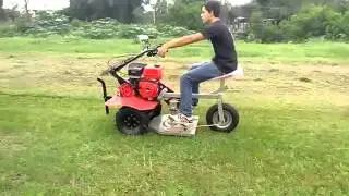 Cortador de Grama Máquina Forte Acoplado no Motocultivador Branco 6.5 CV