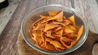 Tomato chips recipe/ evening snack recipe/chips recipe/ home style cooking 