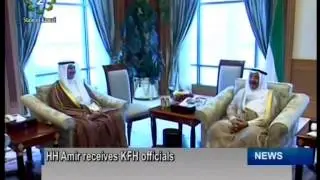 His Highness the Amir receives Chairman of Kuwait Finance House