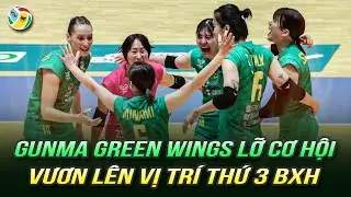 Thanh Th&uacute;y c&ugrave;ng Gunma Green Wings lỡ cơ hội vươn l&ecirc;n vị tr&iacute; thứ 3 BXH SV.League Women