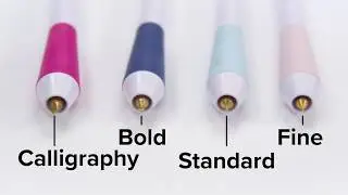 Foil Quill Freestyle Pens: Different Tips