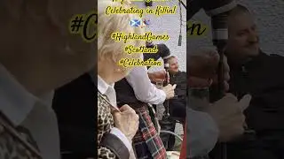 Highland Games Celebrating in Killin! 🏴󠁧󠁢󠁳󠁣󠁴󠁿🎉 #HighlandGames #Scotland #Celebration