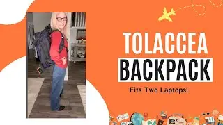 Ultimate Travel Backpack Review ✈️ | Tolaccea 40 45L Carry On & Laptop Storage