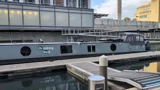 Paddington Basin near Paddington Station in London England. 