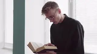 Reading The Bible Stock Video