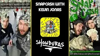 How To Use Snapcash W/ Kevin Jonas - Snapchat Stories - Shonduras
