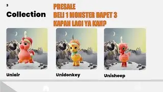 POLYCHAIN MONSTER Games NFT TERBARU/Presale Beli Satu Dapet TIGA