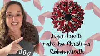 DIY Christmas Gnome Petal Wreath Tutorial | Red & Black Burlap Flower | Easy Holiday Door Décor 2025