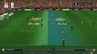 EA SPORTS FC 24 Almeria GK horrendous clearence which Real Madrid fully capitalised