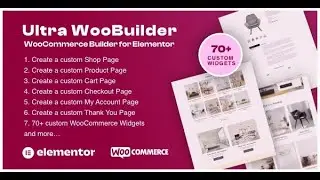 Ultra WooBuilder   WooCommerce Builder for Elementor