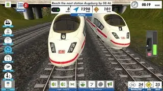 Euro Train Simulator 2 Android GamePlay & Game Video | Train Driving Games 2018 - Euro Train Sim 2