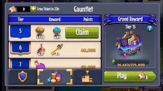 ROUGH x2! Castle Creeps Special - The Gauntlet Tier 4-5 gameplay video