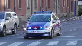 (Standby W3 Balken) Neuer FuStW  Polizei Innsbruck - Einsatzfahrt