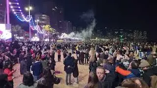 A&ntilde;o Nuevo 2026 En La Playa De Levante De Benidorm - New Year 2026 At Levante Beach Benidorm 4K