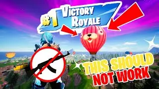 Can I Win On A Hot Air Ballon In #Fortnite?!