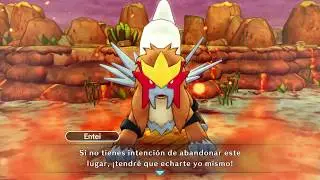 Pokémon Mundo Misterioso: Equipo de Rescate DX - Batalla contra jefe Entei (primera vuelta)