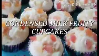 Condensed Milk Fruity Cupcakes