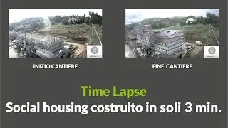 WEBCAM PLUS &ndash; Time Lapse: Social housing in legno (3 min.)