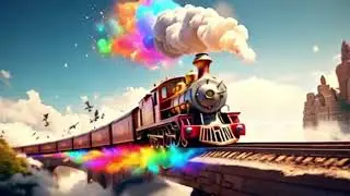 Ride the Magic Train | Fantasy Train Adventure Song for Kids