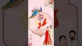 💍 आपका आमंत्रण है!| Beautiful Wedding Invitation Video | Indian Wedding #love #wedding #shorts