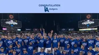 Will Smith and Andy Pages 2run homerun dodgers win division title #mlb #dodgers #homerun
