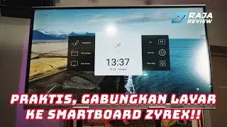 BANYAK FITUR KEREN DIPAPAN TULIS DIGITAL!! Review Smartboard Zyrex interactive touchscreen 75 Inch