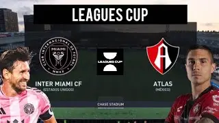 Inter Miami vs Atlas - Leagues Cup - FIFA Simulation