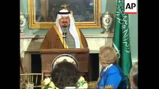 USA: WASHINGTON: SAUDI ARABIA'S DEFENCE MINISTER PRINCE SULTAN VISIT