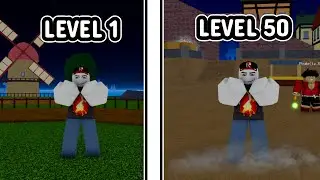 I WENT FROM LEVEL 1 TO 50 IN BLOX FRUITS!!